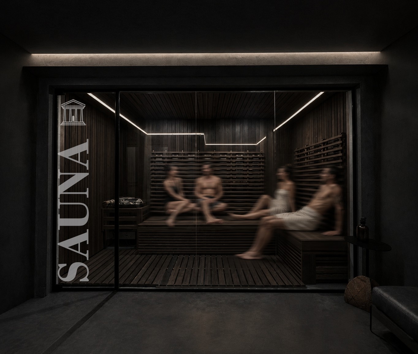 Baker House sauna
